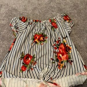 Dillards off the shoulder top